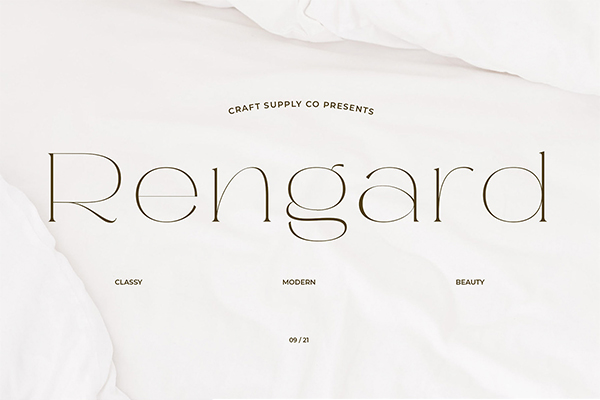 Rengard – Modern Serif Typeface