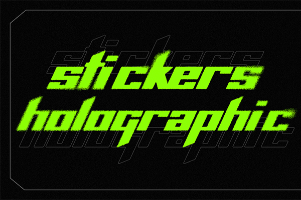 Free Holographic Stickers
