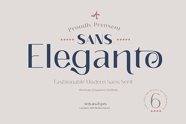 Eleganto Sans Serif Font