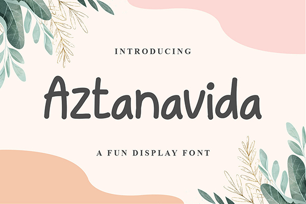 Aztanavida Display Font