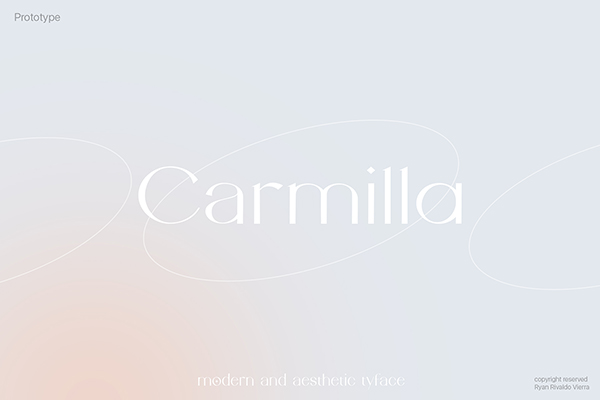 Carmilla Stylish Display Serif