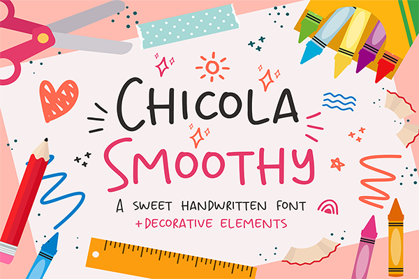 Chicola Smoothy - Display Font
