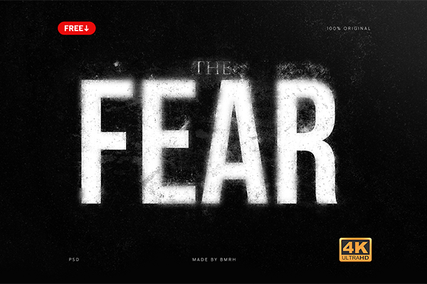 The Fear - Free Text Effect