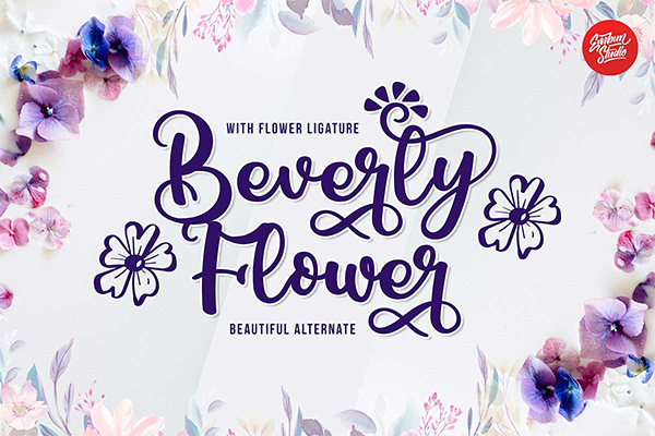 Beverly Flower Script