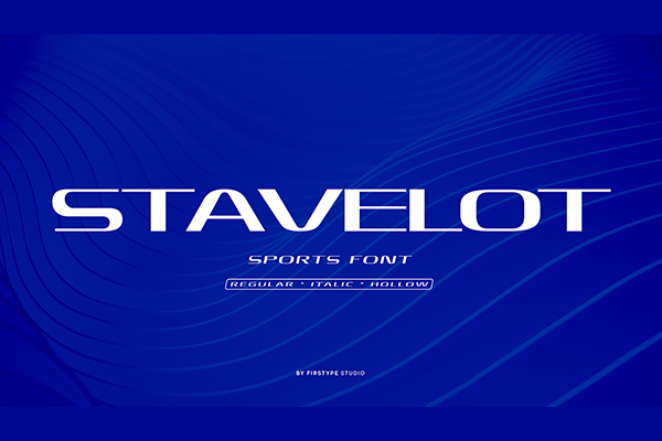 Stavelot Sport Font