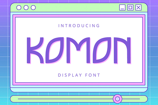Komon - Display Font
