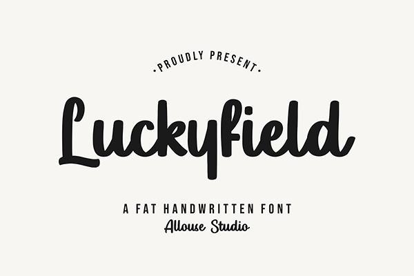 Luckyfield Handwritten Font