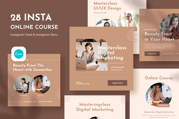 Online Course Instagram Design