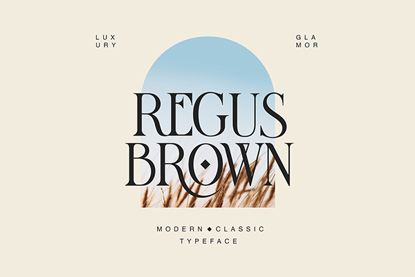 Regus Brown Modern Serif