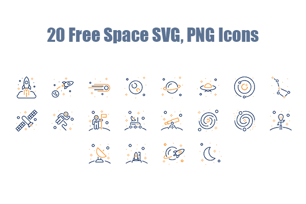 Free 20 Space Icons