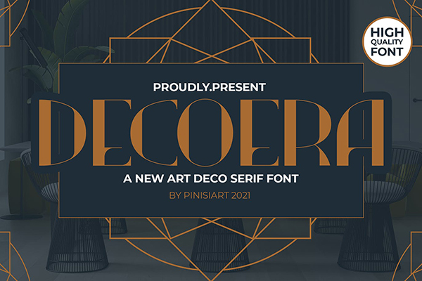 DECOERA – Art Deco Font