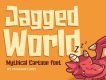 Jagged World – Cartoon Font