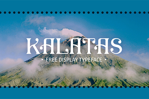 Kalatas Free Display Typeface