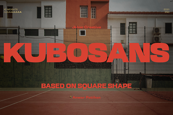 Kubo Sans - Square Typeface