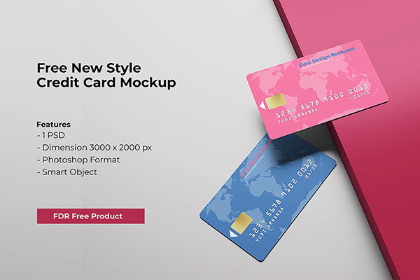 New Style Credit Card Mockup