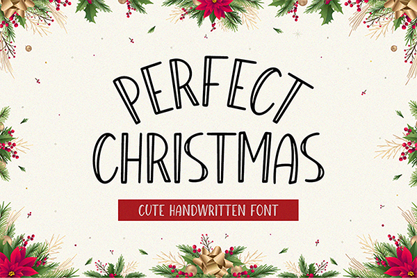 Perfect Christmas Cute Font