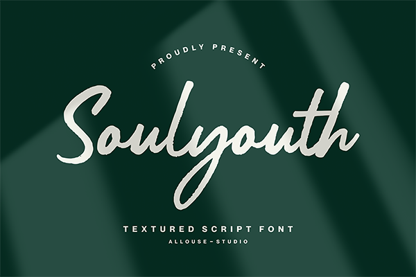 Soulyouth Texture Script Font