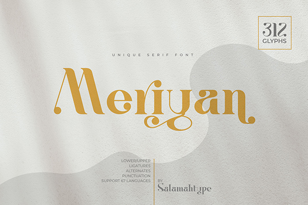 Meriyan - Elegant Serif Font