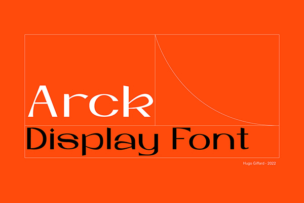 Arck - Free Display font
