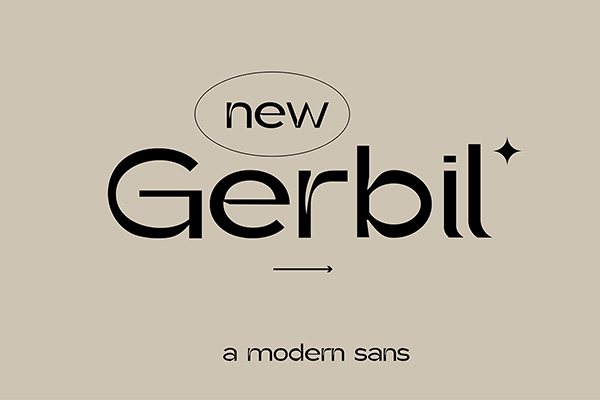 Gerbil Modern Sans Serif Typeface