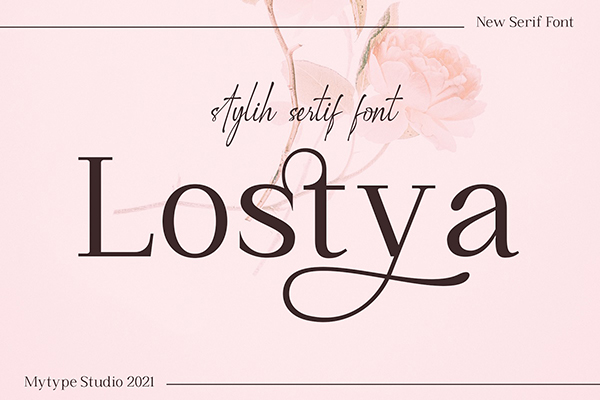 Lostya Modern Serif Font