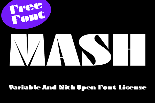 MASH - Free Variable Font
