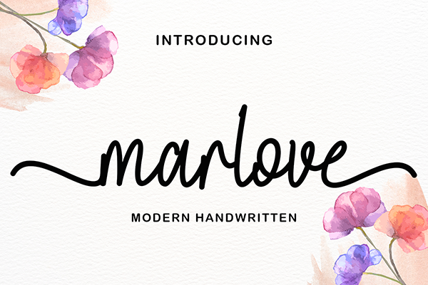 Marlove Modern Handwriting