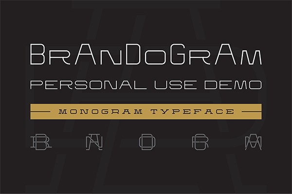 Brandogram Display Font