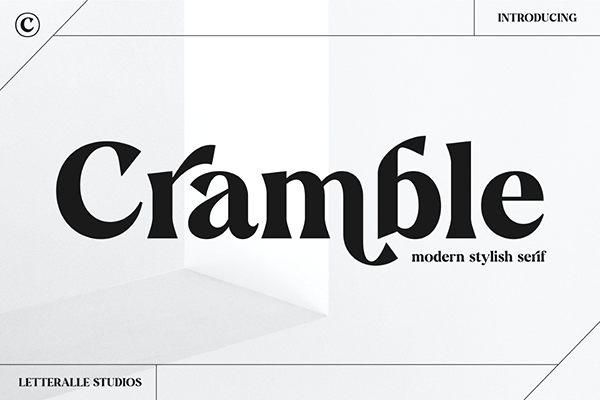 Cramble Modern Serif Font