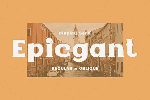 Epicgant – Retro Serif Font