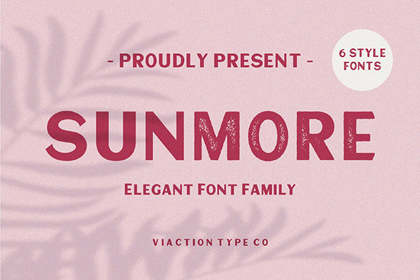 Sunmore - Elegant Font