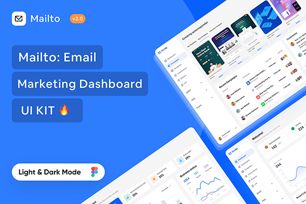 E-mail Marketing Dashboard UI
