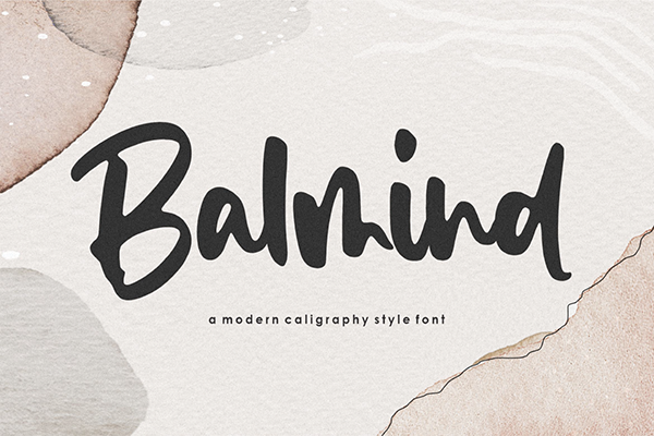 Balmind Handwritten Font