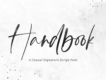 Handbook Handwritten Font