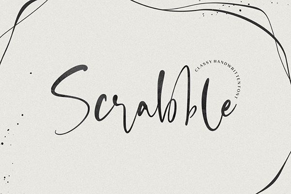 Scrabble Handwritten Font