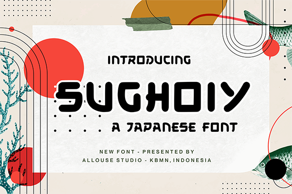 Sughoiy - Japanese Style Font