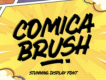 Comica Brush Display Font