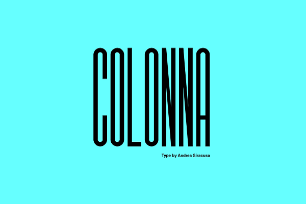 COLONNA - Sans Serif Font