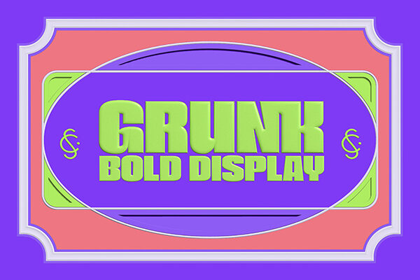 Grunk Bold Display Font