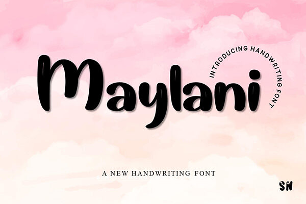 Maylani - Handwritten Cute Font