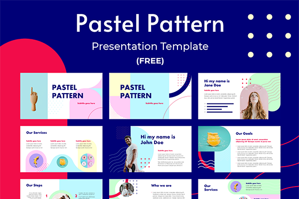 Pastel Pattern Presentation Template