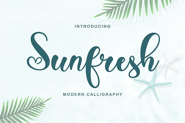 Sunfresh Script Font