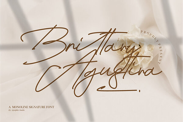 Brittany Agustina Signature Font