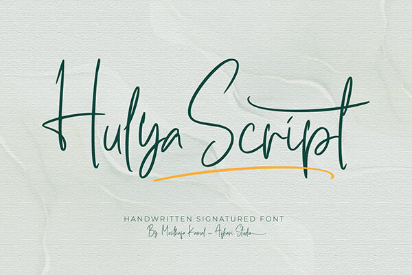 Hulya Signature Script Font
