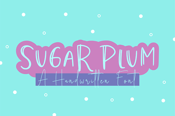 Sugar Plum - Handwriting Font