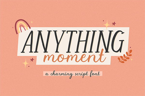 Anything Moment Handwriting Font