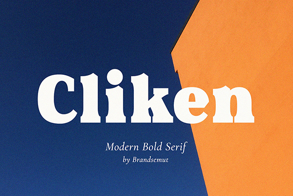 Cliken – Modern Bold Serif