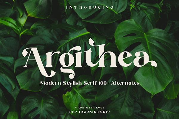 Argithea Modern Display Font