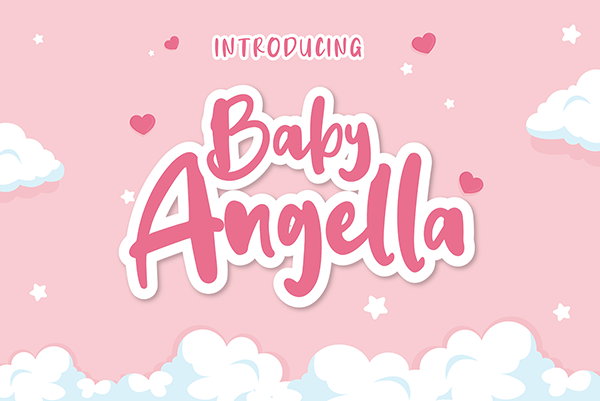Baby Angella Handwriting Font