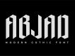 Abjad - Modern Gothic Font